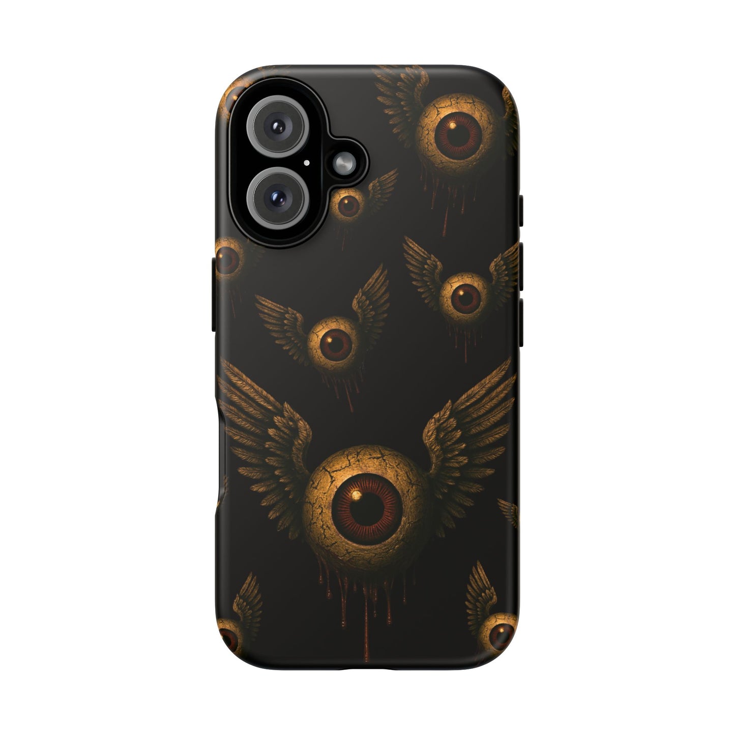 WINGS OF THE WATCHER – Impact-Resistant Tough Phone Case for iPhone, Google, & Samsung | NecroGrip