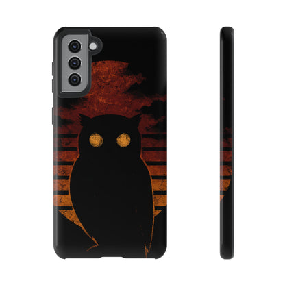 Sunset Surveillance – Impact-Resistant Tough Phone Case for iPhone, Samsung, & Google | NecroGrip