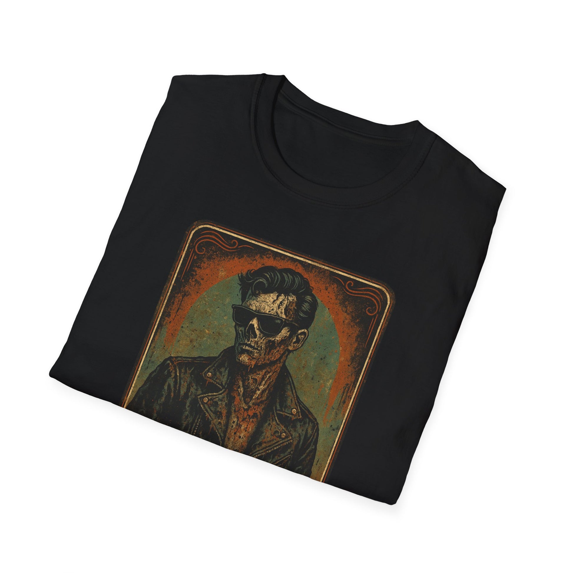 Dead Cool - Vintage Horror Skull T-shirt - NecroGrip 