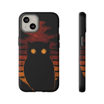 Sunset Surveillance – Impact-Resistant Tough Phone Case for iPhone, Samsung, & Google | NecroGrip