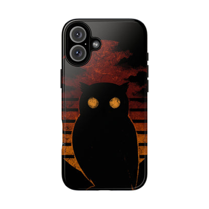 Sunset Surveillance – Impact-Resistant Tough Phone Case for iPhone, Samsung, & Google | NecroGrip