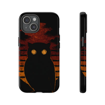 Sunset Surveillance – Impact-Resistant Tough Phone Case for iPhone, Samsung, & Google | NecroGrip