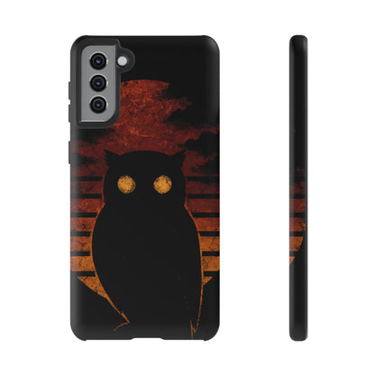 Sunset Surveillance – Impact-Resistant Tough Phone Case for iPhone, Samsung, & Google | NecroGrip