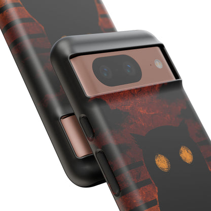 Sunset Surveillance – Impact-Resistant Tough Phone Case for iPhone, Samsung, & Google | NecroGrip