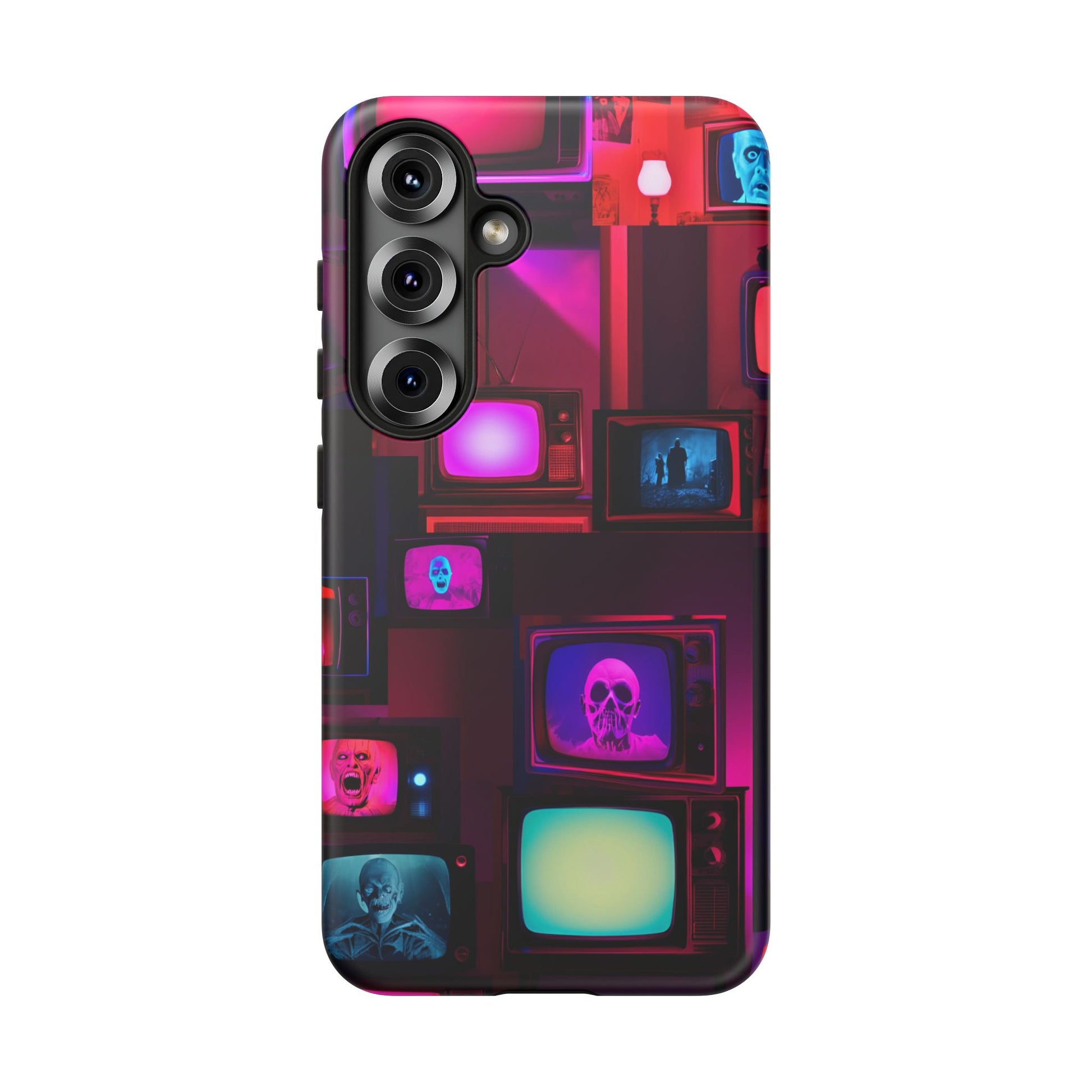 Haunted Broadcast – Glowing Television Tough Case - NecroGrip 