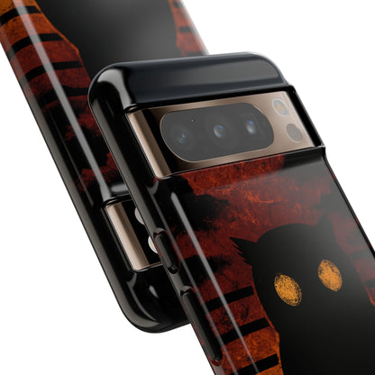 Sunset Surveillance – Impact-Resistant Tough Phone Case for iPhone, Samsung, & Google | NecroGrip