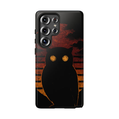 Sunset Surveillance – Impact-Resistant Tough Phone Case for iPhone, Samsung, & Google | NecroGrip