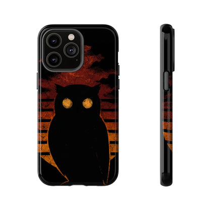 Sunset Surveillance – Impact-Resistant Tough Phone Case for iPhone, Samsung, & Google | NecroGrip
