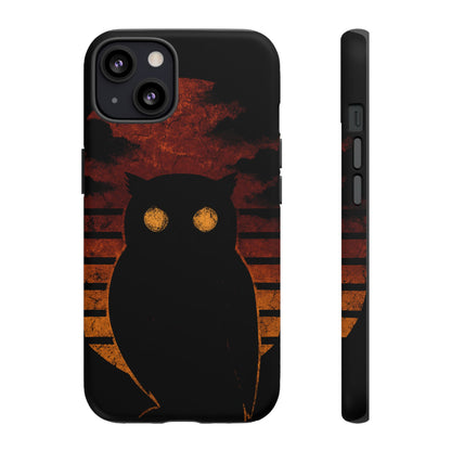 Sunset Surveillance – Impact-Resistant Tough Phone Case for iPhone, Samsung, & Google | NecroGrip